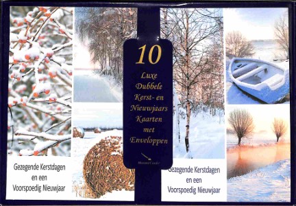 Doos Gezegende Kerstdagen en een Voorspoedig Nieuwjaar