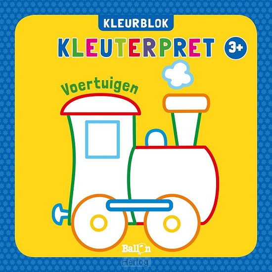 Kleurblok voertuigen 3+