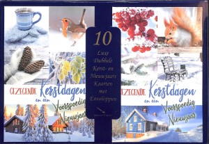 Doos Gezegende Kerstdagen en een Voorspoedig Nieuwjaar