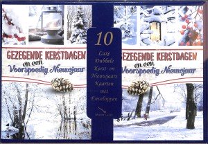 Doos Gezegende Kerstdagen en een Voorspoedig Nieuwjaar