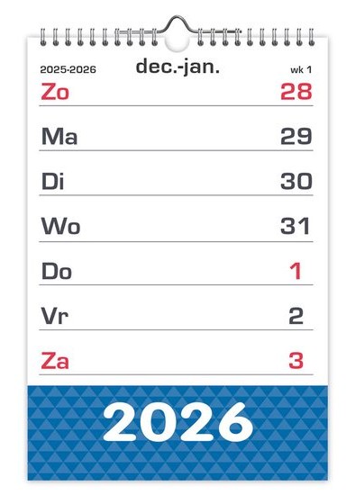Weekkalender XL 2026