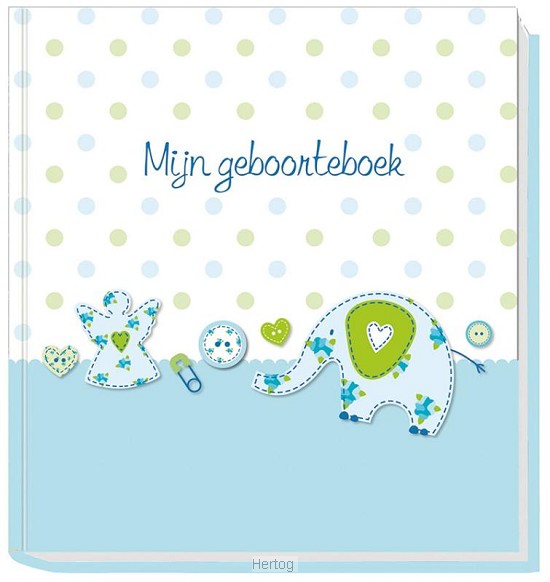 Mijn geboorteboek - blauw