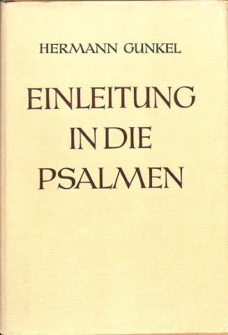 Einleitung in die Psalmen