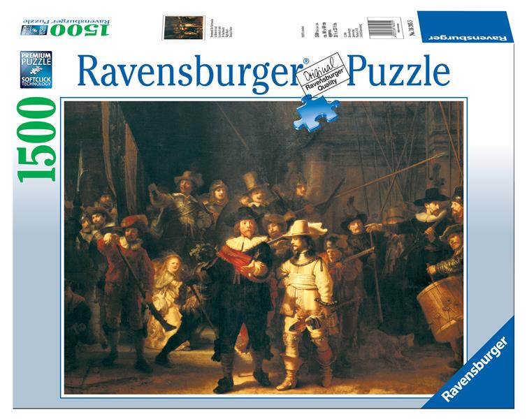 De Nachtwacht - puzzel van 1500 stukjes