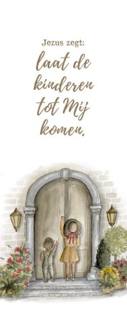 Jezus zegt: Laat de kinderen tot Mij komen - boekenlegger