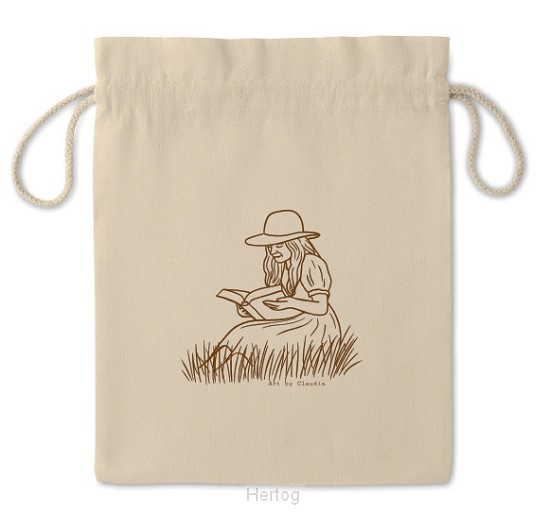 Vrouw/boek - Bijbel- en boekentasje Medium