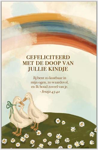 Gefeliciteerd met de doop van jullie kindje