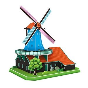 Dutch Windmill - 3D puzzel 71 stukjes