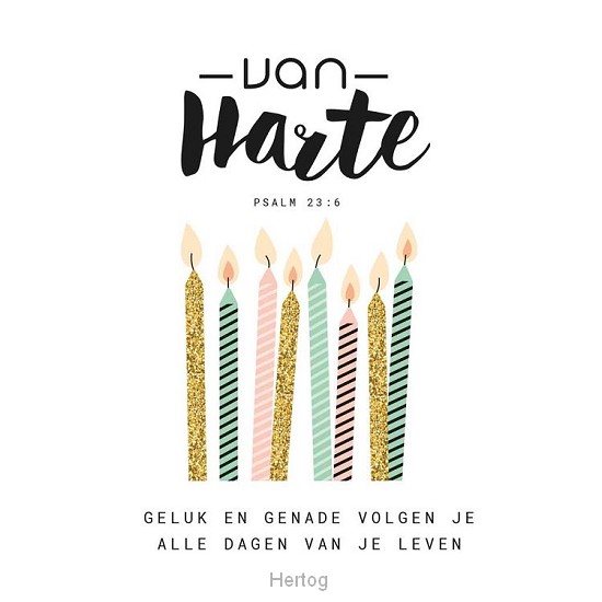Van harte - Psalm 23:6