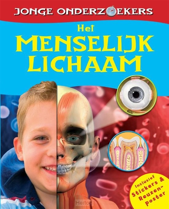 Het menselijk lichaam + stickers en reuzenposter