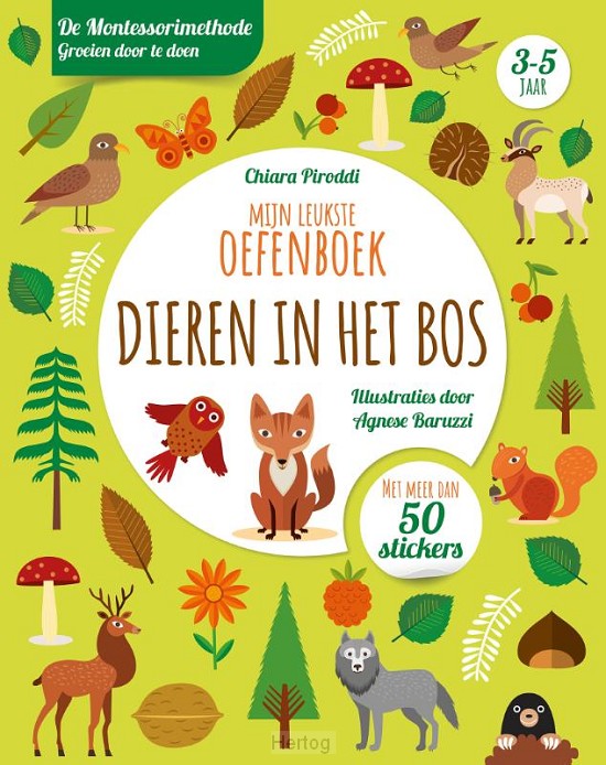 Dieren in het bos - mijn leukste oefenboek