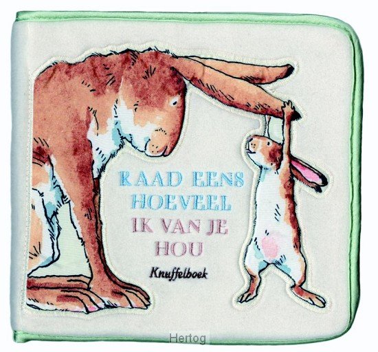 Raad eens hoeveel ik van je hou -knuffelboek nieuwe editie