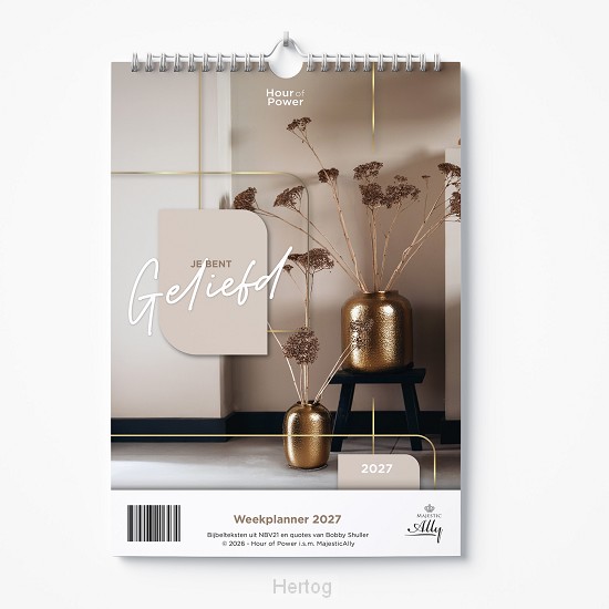 Geliefd - weekplanner 2027
