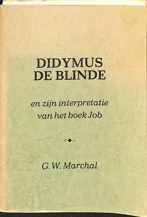 Didymus de blinde en zijn interpretatie van het boek Job