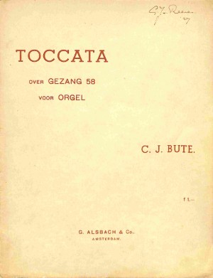 Toccata over gezang 58 - Tweedehands notenschrift