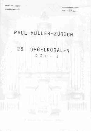 25 orgelkoralen - deel 1 - Tweedehands Klavar