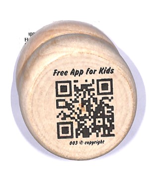 Yo-yo - met Qr-code voor Bijbel-app voor kinderen
